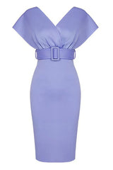 Off The Shoulder Belt Midi Dress | Dress In Beauty Off The Shoulder Belt Midi Dress | Dress In Beauty