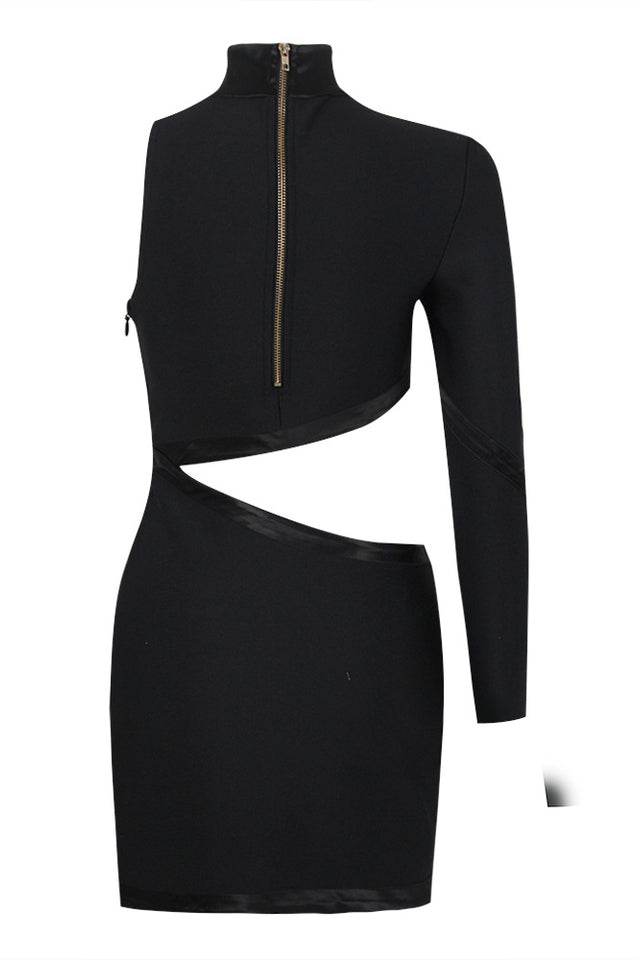 Nude One Shoulder Cutout Bandage Dress | Dress In Beauty Nude One Shoulder Cutout Bandage Dress | Dress In Beauty