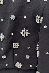 Crystal Cape Sleeve Maxi Dress Crystal Cape Sleeve Maxi Dress