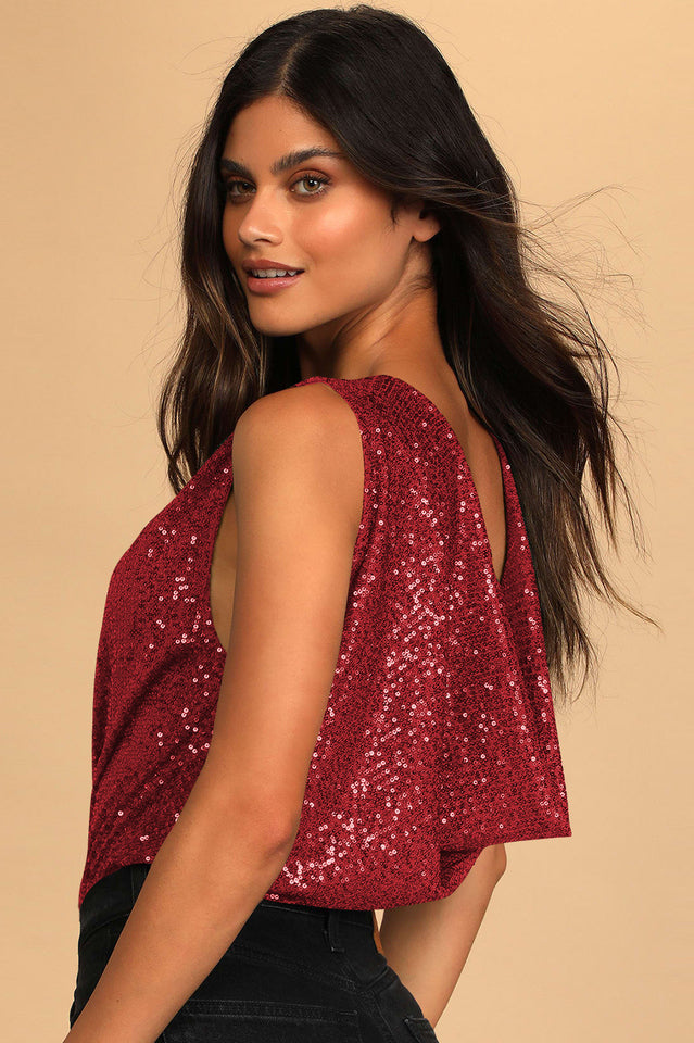 Evening Of Wonder Sequin Cowl Back Bodysuit | Dress In Beauty Evening Of Wonder Sequin Cowl Back Bodysuit | Dress In Beauty