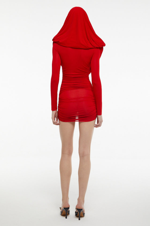 Arina Long Sleeve Plunge Mini Dress | Dress In Beauty Arina Long Sleeve Plunge Mini Dress | Dress In Beauty