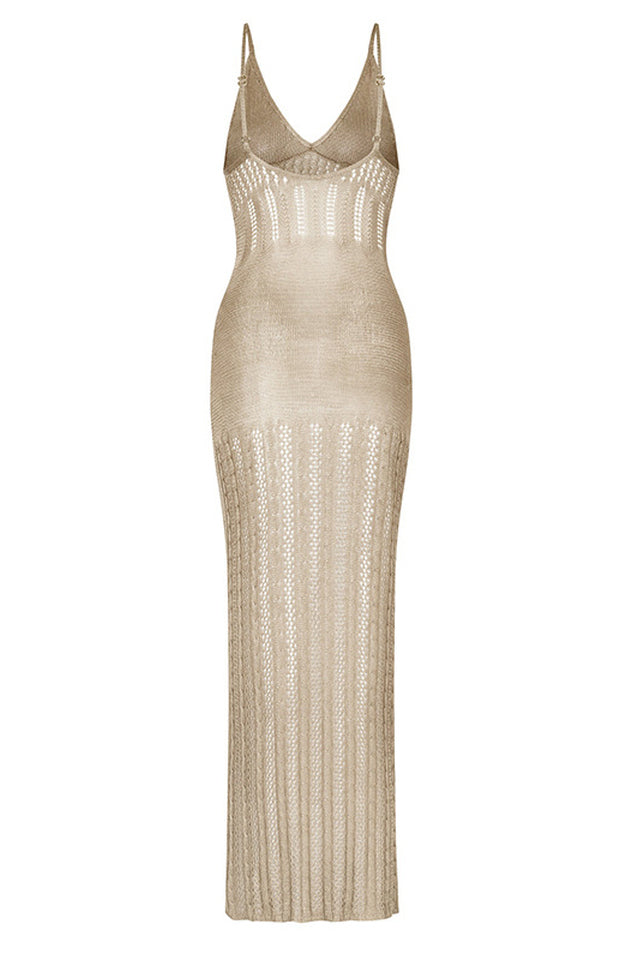 Knitted Cutout V Neck Cover Up Dress | Dress In Beauty Knitted Cutout V Neck Cover Up Dress | Dress In Beauty