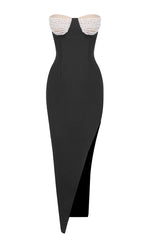 Baroque Pearl Chest Cup Dress | Dress In Beauty Baroque Pearl Chest Cup Dress | Dress In Beauty