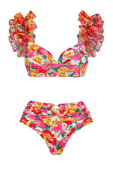 3D Floral Print Swimsuit & Skirt Set | Dress In Beauty 3D Floral Print Swimsuit & Skirt Set | Dress In Beauty