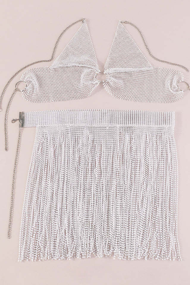 Via Metallic Two Piece Set | Dress In Beauty Via Metallic Two Piece Set | Dress In Beauty