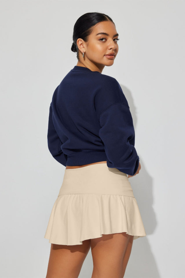 Flared Solid Skater Skirt | Dress In Beauty Flared Solid Skater Skirt | Dress In Beauty