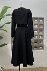 Cora Cropped Jacket + Midi Dress Set | Dress In Beauty Cora Cropped Jacket + Midi Dress Set | Dress In Beauty