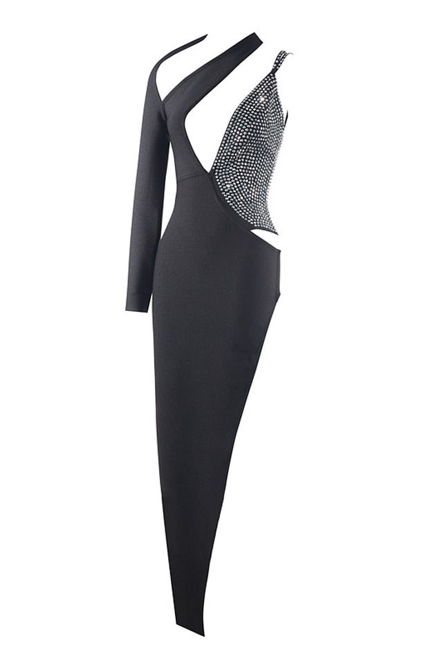 Arianell Asymmetric High Slit Dress | Dress In Beauty Arianell Asymmetric High Slit Dress | Dress In Beauty