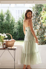 V-Neck Lace Up Beach Dress | Dress In Beauty V-Neck Lace Up Beach Dress | Dress In Beauty