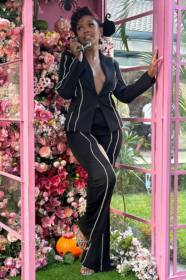 Cut-Out Diamonds Decorated Set | Dress In Beauty Cut-Out Diamonds Decorated Set | Dress In Beauty