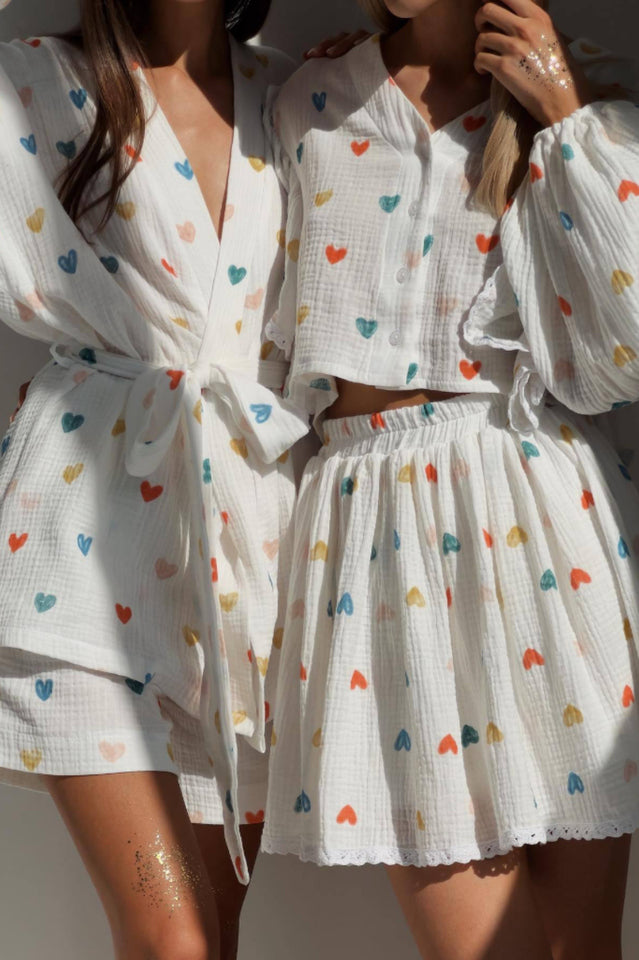 Ruffled Strawberry Print Skirt Set | Dress In Beauty Ruffled Strawberry Print Skirt Set | Dress In Beauty