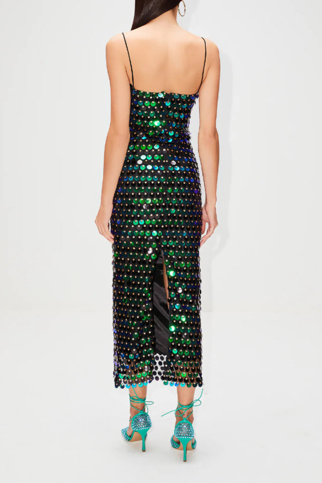 Phoenix Midi Dress in Sequins | Dress In Beauty Phoenix Midi Dress in Sequins | Dress In Beauty