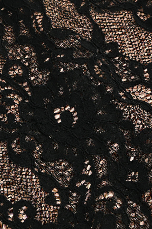 Mock Cut Out Lace Gown | Dress In Beauty Mock Cut Out Lace Gown | Dress In Beauty