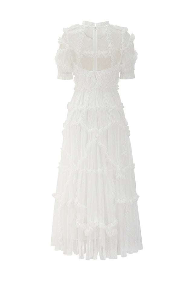 Kinley Ruched Ruffle Hem Maxi Dress | Dress In Beauty Kinley Ruched Ruffle Hem Maxi Dress | Dress In Beauty