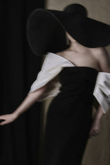 Delancy Bowknot Contrast Midi Dress | Dress In Beauty Delancy Bowknot Contrast Midi Dress | Dress In Beauty