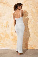 Knitted Cutout V Neck Cover Up Dress | Dress In Beauty Knitted Cutout V Neck Cover Up Dress | Dress In Beauty