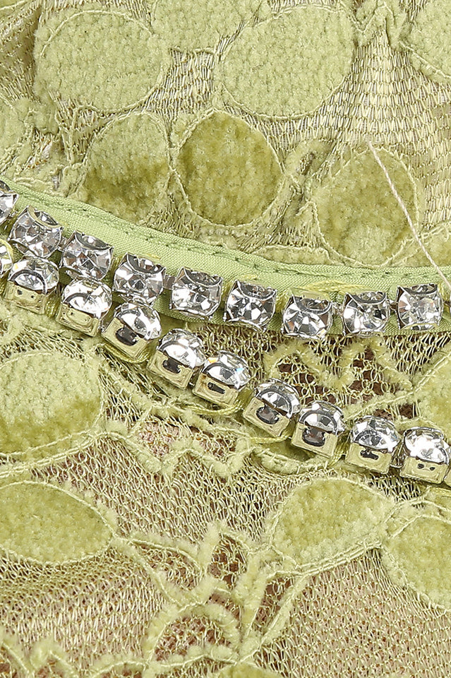 Lace Floral Crystal Chain Bustier Midi Dress | Dress In Beauty Lace Floral Crystal Chain Bustier Midi Dress | Dress In Beauty