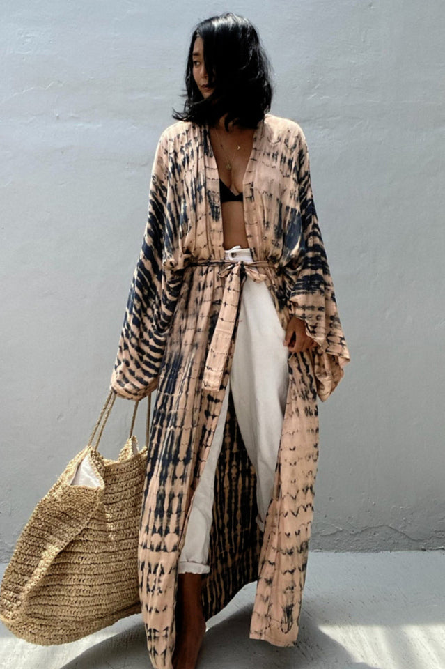 Beach Color Block Printing Cover Up | Dress In Beauty Beach Color Block Printing Cover Up | Dress In Beauty