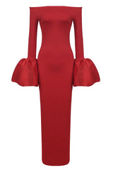 Talia Oversized-Cuffs Gown | Dress In Beauty Talia Oversized-Cuffs Gown | Dress In Beauty