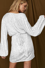 Puff Sleeve Sequin Mini Dress | Dress In Beauty Puff Sleeve Sequin Mini Dress | Dress In Beauty