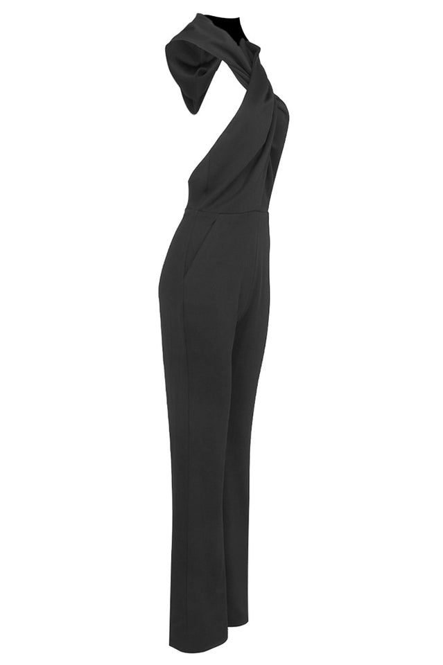 Backless Hooded Jumpsuit With Slip Pockets | Dress In Beauty Backless Hooded Jumpsuit With Slip Pockets | Dress In Beauty