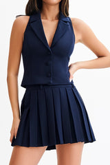 Mura Pleated Mini Skirt Set | Dress In Beauty Mura Pleated Mini Skirt Set | Dress In Beauty