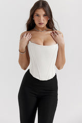 Genevieve Vintage Cream Strappy Bra | Dress In Beauty Genevieve Vintage Cream Strappy Bra | Dress In Beauty