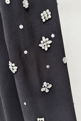 Crystal Cape Sleeve Maxi Dress Crystal Cape Sleeve Maxi Dress