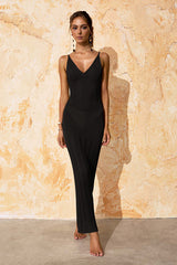 Knitted Cutout V Neck Cover Up Dress | Dress In Beauty Knitted Cutout V Neck Cover Up Dress | Dress In Beauty