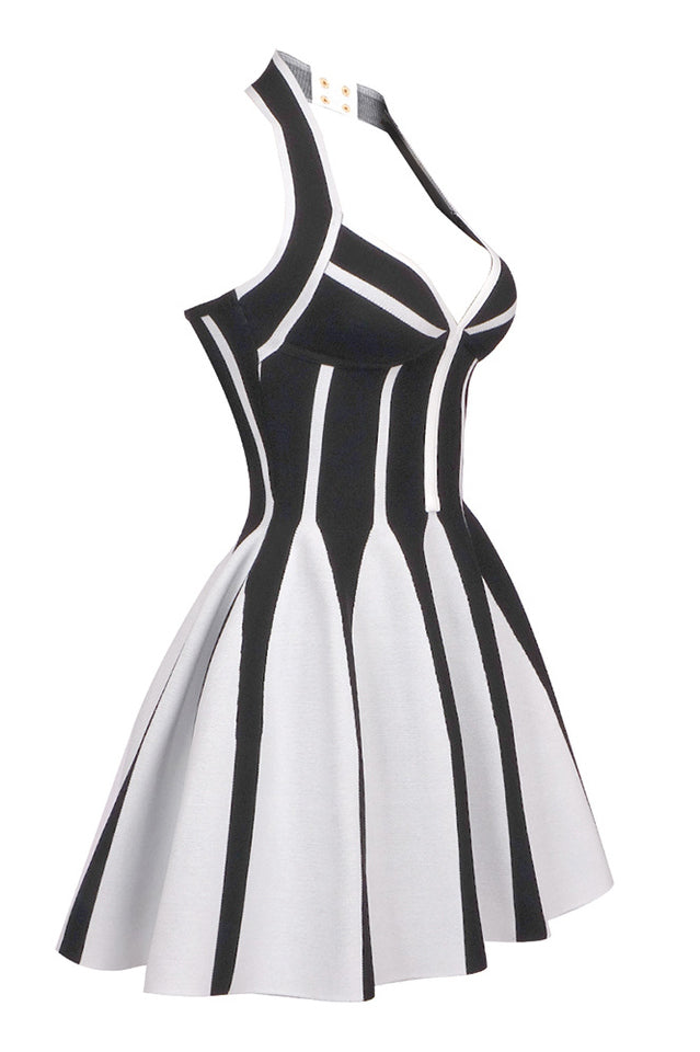 Halter Neck Knit Mini Dress | Dress In Beauty Halter Neck Knit Mini Dress | Dress In Beauty