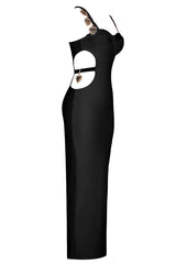 Strappy Metal Trim Cut Out Maxi Dress | Dress In Beauty Strappy Metal Trim Cut Out Maxi Dress | Dress In Beauty