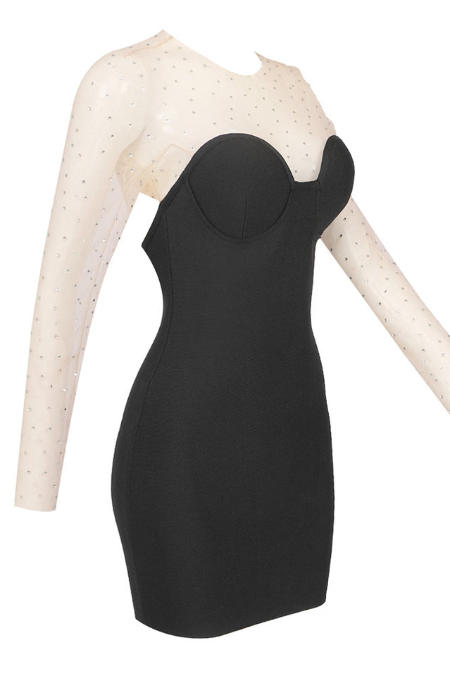 Aarohi Crystal Mesh Mini Dress | Dress In Beauty Aarohi Crystal Mesh Mini Dress | Dress In Beauty