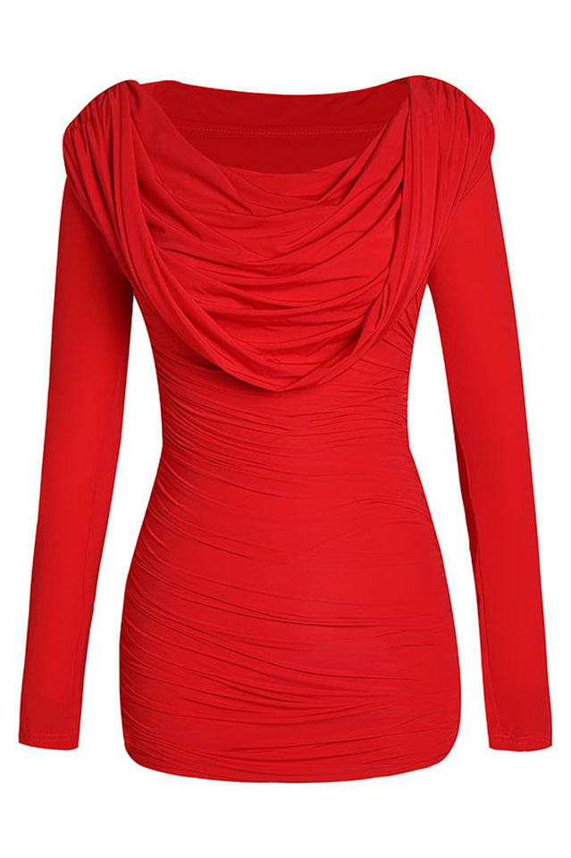 Arina Long Sleeve Plunge Mini Dress | Dress In Beauty Arina Long Sleeve Plunge Mini Dress | Dress In Beauty