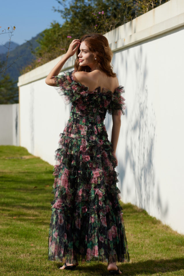 Nola Ruched Floral Maxi Dress | Dress In Beauty Nola Ruched Floral Maxi Dress | Dress In Beauty