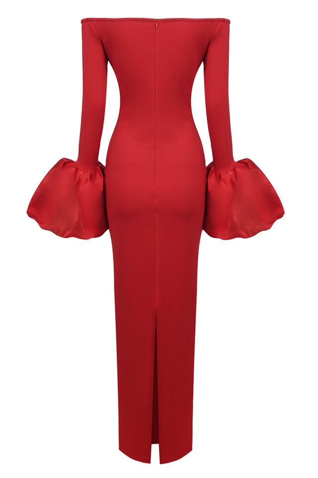 Talia Oversized-Cuffs Gown | Dress In Beauty Talia Oversized-Cuffs Gown | Dress In Beauty