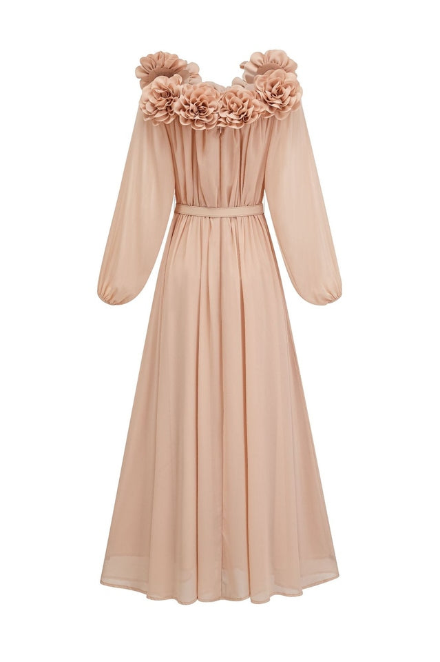 Ascella Flower Shoulder Maxi Dress | Dress In Beauty Ascella Flower Shoulder Maxi Dress | Dress In Beauty