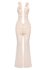 Vissarion 3D Flower Pleat Jumpsuit | Dress In Beauty Vissarion 3D Flower Pleat Jumpsuit | Dress In Beauty