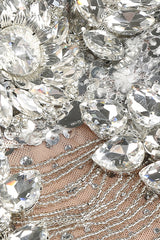 Halterneck Sequin Crystal Embellished Gown | Dress In Beauty Halterneck Sequin Crystal Embellished Gown | Dress In Beauty