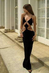 Melina Sexy Halter Wine Dress | Dress In Beauty Melina Sexy Halter Wine Dress | Dress In Beauty