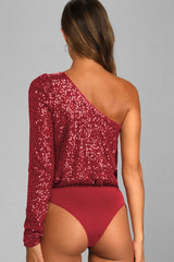 Mikah One Shoulder Long Sleeve Top | Dress In Beauty Mikah One Shoulder Long Sleeve Top | Dress In Beauty