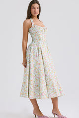 Adabella Cotton Halter Midi Sundress | Dress In Beauty Adabella Cotton Halter Midi Sundress | Dress In Beauty