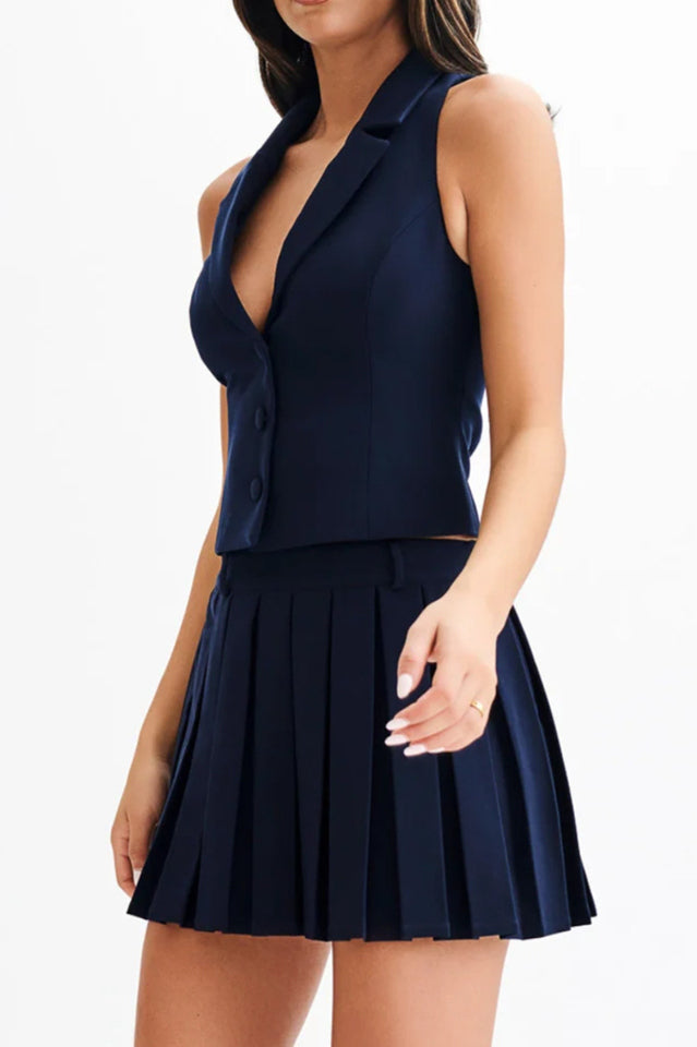 Mura Pleated Mini Skirt Set | Dress In Beauty Mura Pleated Mini Skirt Set | Dress In Beauty