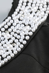 Halter Pearl Crystal-Trim Gown | Dress In Beauty Halter Pearl Crystal-Trim Gown | Dress In Beauty