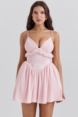 Amaris Ballet Pink Mini Dress | Dress In Beauty Amaris Ballet Pink Mini Dress | Dress In Beauty