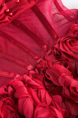 Strapless Corset Floral A Line Dress | Dress In Beauty Strapless Corset Floral A Line Dress | Dress In Beauty