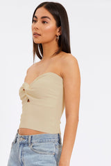 Merlaine Strapless Knotted Knit Crop Top | Dress In Beauty Merlaine Strapless Knotted Knit Crop Top | Dress In Beauty