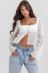 Lucie Chiffon Bustier Top | Dress In Beauty Lucie Chiffon Bustier Top | Dress In Beauty