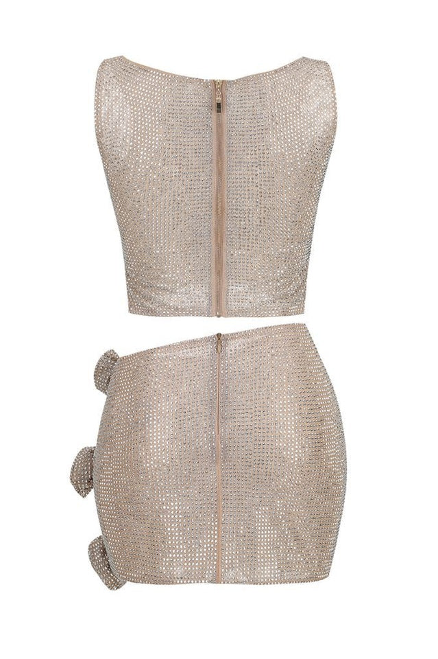 Linne Cutout Top & Skirt Set | Dress In Beauty Linne Cutout Top & Skirt Set | Dress In Beauty