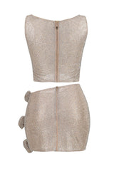 Linne Cutout Top & Skirt Set | Dress In Beauty Linne Cutout Top & Skirt Set | Dress In Beauty