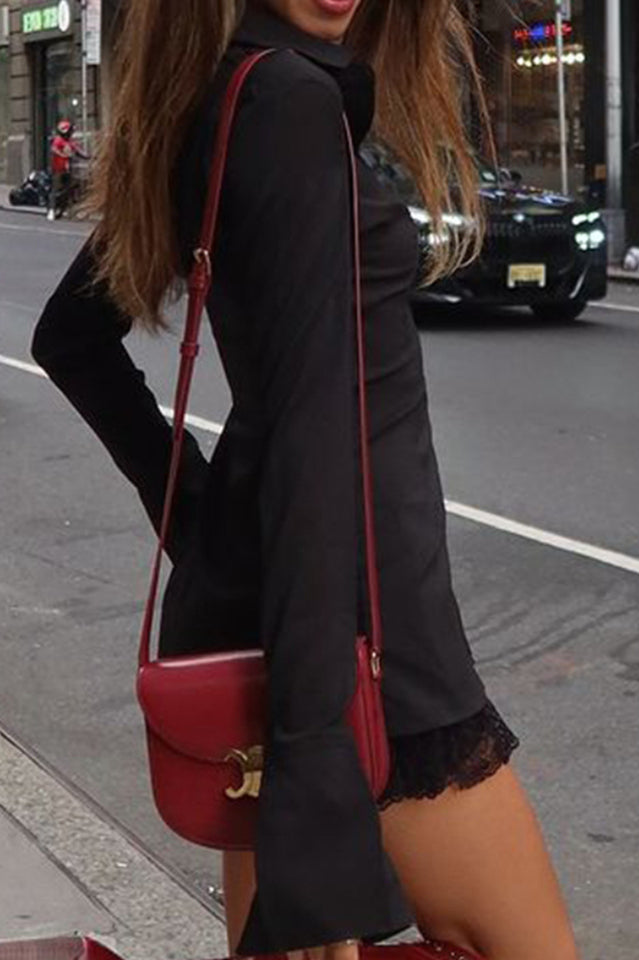 Lace Shirt Minidress | Dress In Beauty Lace Shirt Minidress | Dress In Beauty